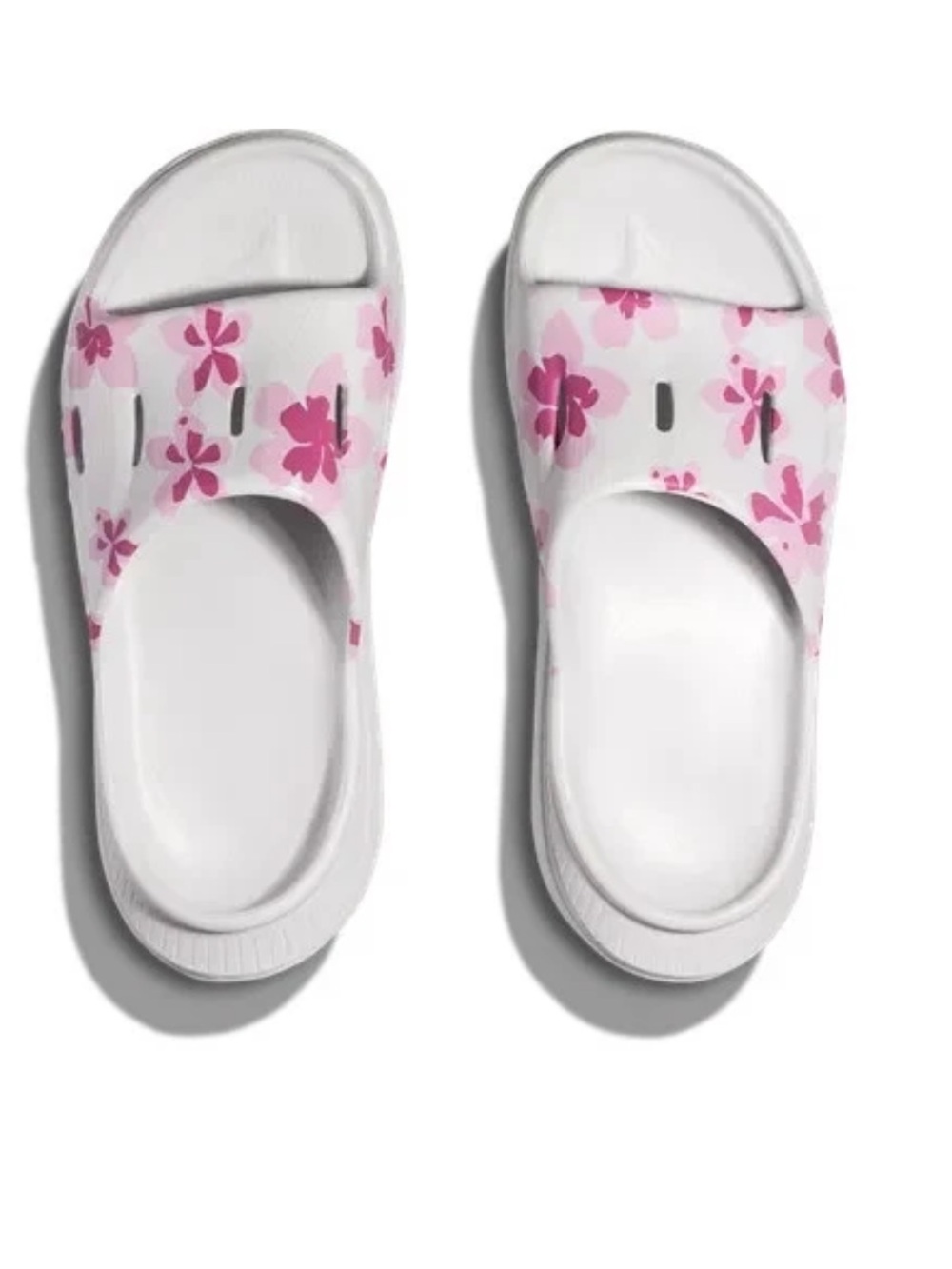 Hoka Vibrant Bloom Ora Recovery Slide 3 PINK TWILIGHT FLORAL W12/M10 NWT